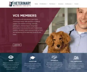 Vetcancersociety.org(Veterinary Cancer Society) Screenshot