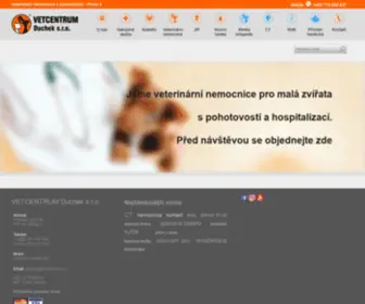 Vetcentrum.cz(Úvodní strana) Screenshot