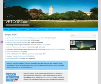 Vetcos.com(Online space of Kerala's Veterinary Alumni) Screenshot