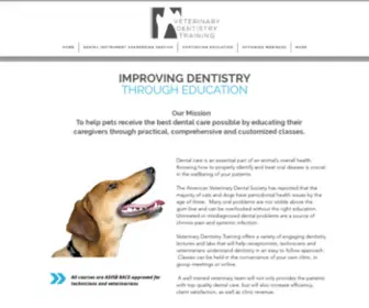 Vetdentistrytraining.com(Veterinary Dentistry Training) Screenshot