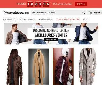 Vetement-Hommes.com(Boutique homme : chaussures) Screenshot