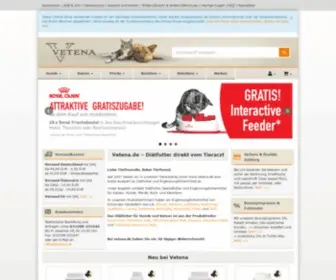 Vetena.de(Royal Canin und Hills) Screenshot