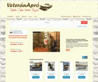 Veteranapro.hu(VeteránApró) Screenshot