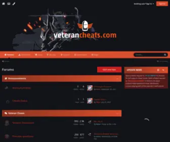 Veterancheats.com(The best gaming cheats & hacks community) Screenshot