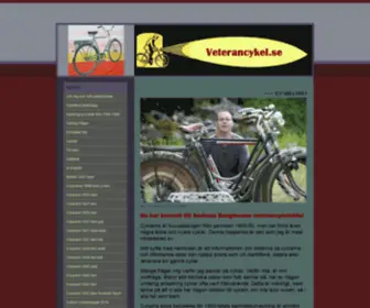Veterancykel.se(Startsida) Screenshot
