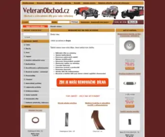 Veteranobchod.cz(Veteráni) Screenshot