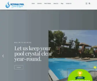 Veteranpoolserviceandrepair.com(Veteran Owned and Operated) Screenshot