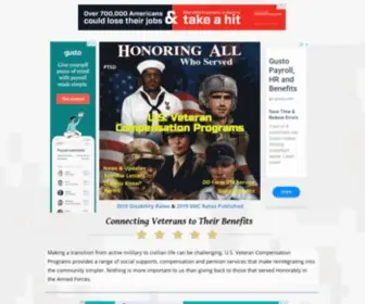 Veteranprograms.com(Veteran Compensation Programs) Screenshot