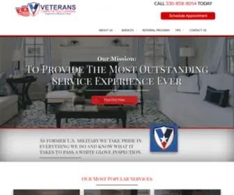 Veteranscarpet.com(Carpet Cleaning Akron) Screenshot