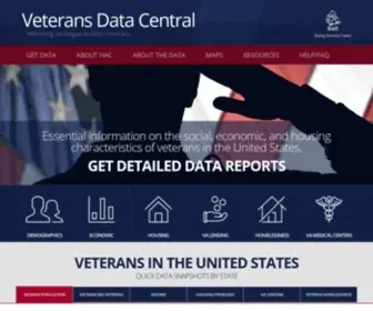Veteransdata.info(HAC Veterans Data Central) Screenshot