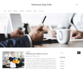 Veteransdayinfo.com(Veterans Day Info) Screenshot