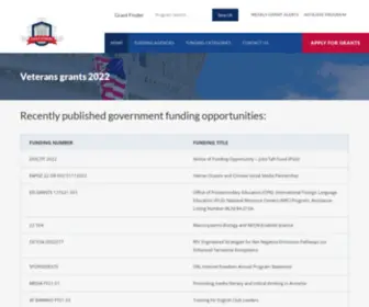 Veteransgrants.net(Veterans grants 2022) Screenshot