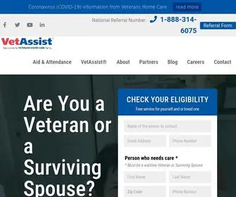 Veteranshomecare.com(Veterans Home Care) Screenshot