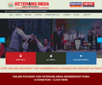 Veteransindia.com(Veterans India) Screenshot