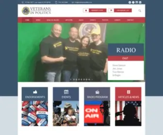 Veteransinpolitics.org(Always bringing political education to our Veterans & their families) Screenshot