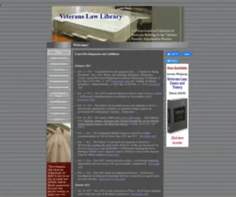 Veteranslawlibrary.com(Veterans Law Library) Screenshot