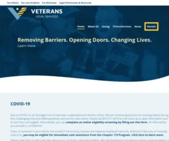 Veteranslegalservices.org(Veterans Legal Services) Screenshot