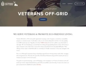 Veteransoffgrid.org(Veterans Off) Screenshot