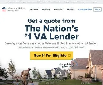 Veteransunited.com(Veterans United Home Loans) Screenshot