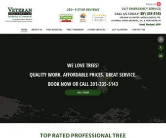 Veterantreeservices.com(Expert Tree Service) Screenshot