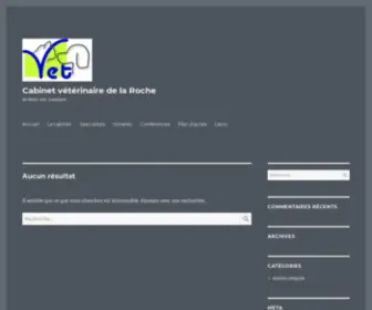 Veterinaire-Mont-SUR-Lausanne.ch(Cabinet vétérinaire de la Roche) Screenshot