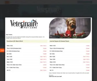 Veterinairepetcare.com(Veterinarian) Screenshot