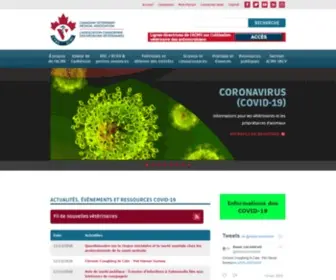 Veterinairesaucanada.net(ACMV) Screenshot