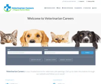 Veterinariancareers.com(Veterinarian, Veterinary Jobs) Screenshot