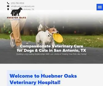 Veterinarianhuebneroakstx.com(Huebner Oaks Veterinary Hospital) Screenshot