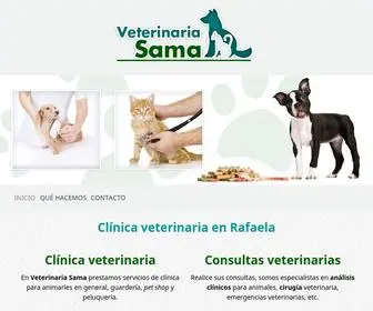 Veterinariasama.com(Clínica) Screenshot