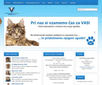 Veterinarska-Postaja.si(Veterinarska postaja Ljubljana) Screenshot