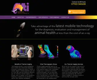 Veterinary-Thermal-Imaging.com(Web site hosted by) Screenshot