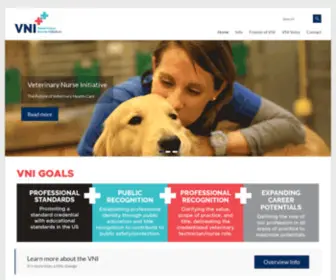 Veterinarynurse.org(Veterinary Nurse Initiative) Screenshot