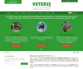 Veteris-France.com(Soins et les compléments naturels pour chevaux) Screenshot