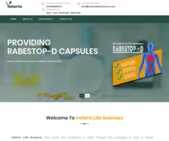 Veterixlifesciences.com(Veterix Life Sciences came into existence in 2018. Although the company) Screenshot