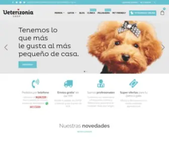 Veterizoniashop.com(Tienda online para mascotas) Screenshot