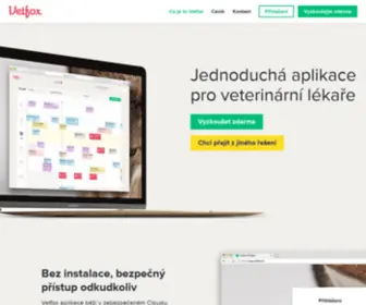 Vetfox.cz(Jednoduchá aplikace pro veterinární lékaře) Screenshot