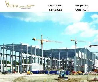 Vethaconstructions.com(Vetha Construction) Screenshot