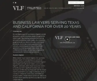 Vethanlaw.com(Business Attorneys in Texas and California l Vethan Law Firm P.C) Screenshot