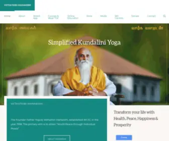 Vethathiri.edu.in(Yogiraj Vethathiri Maharishi) Screenshot