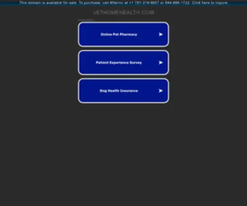 Vethomehealth.com(Vethomehealth) Screenshot