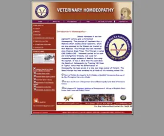 Vethomopath.com(Veterinary Homeopathy) Screenshot