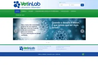 Vetinlab.com.br(Laboratório Veterinário) Screenshot