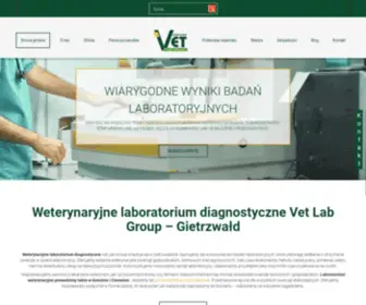 Vetlabgroup.pl(Laboratorium) Screenshot