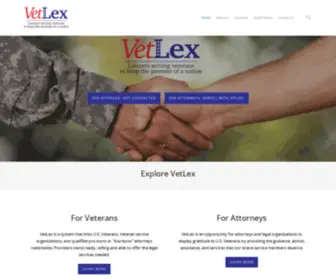 Vetlex.org(Homepage) Screenshot