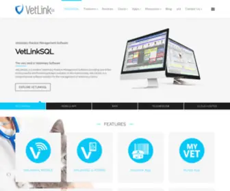 Vetlinksql.com(Veterinary Practice Management Software) Screenshot