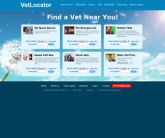 Vetlocator.com(Vet Locator) Screenshot