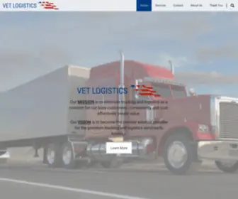 Vetlogistics.com(Vet Logistics LLC) Screenshot