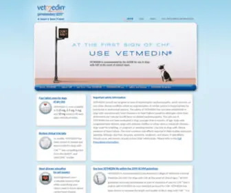 Vetmedin.com(Canine cardiac treatment) Screenshot