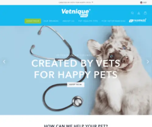 Vetnique.com(Vetnique Labs) Screenshot